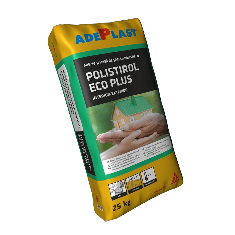Adeziv polistiren Adeplast Polistirol Eco Plus, interior/exterior, 25 kg
