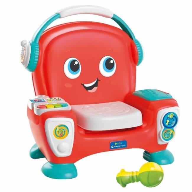  Clementoni Baby Интерактивно Музичко Столче "Talking Baby Chair" (12m+.)