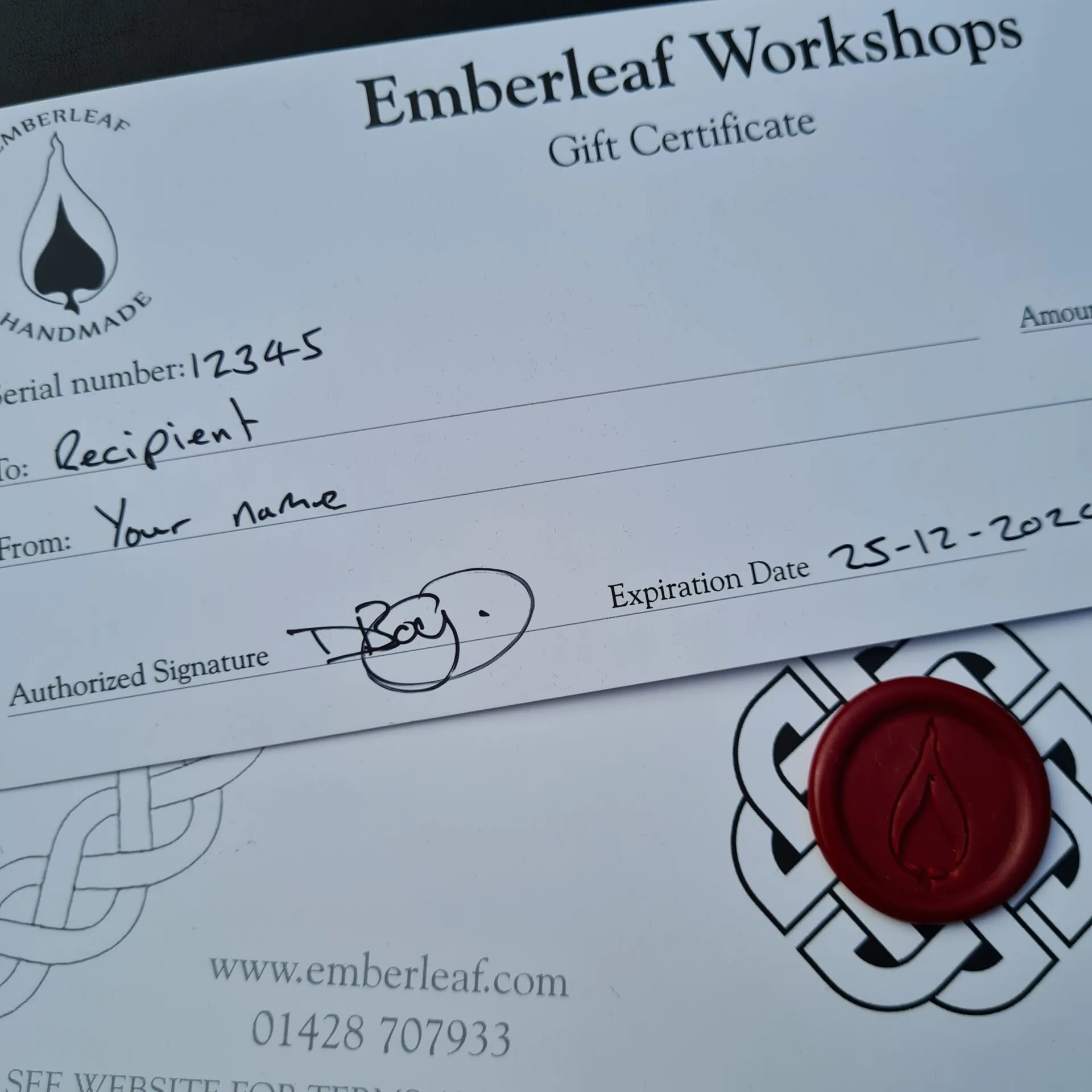 Gift Certificate