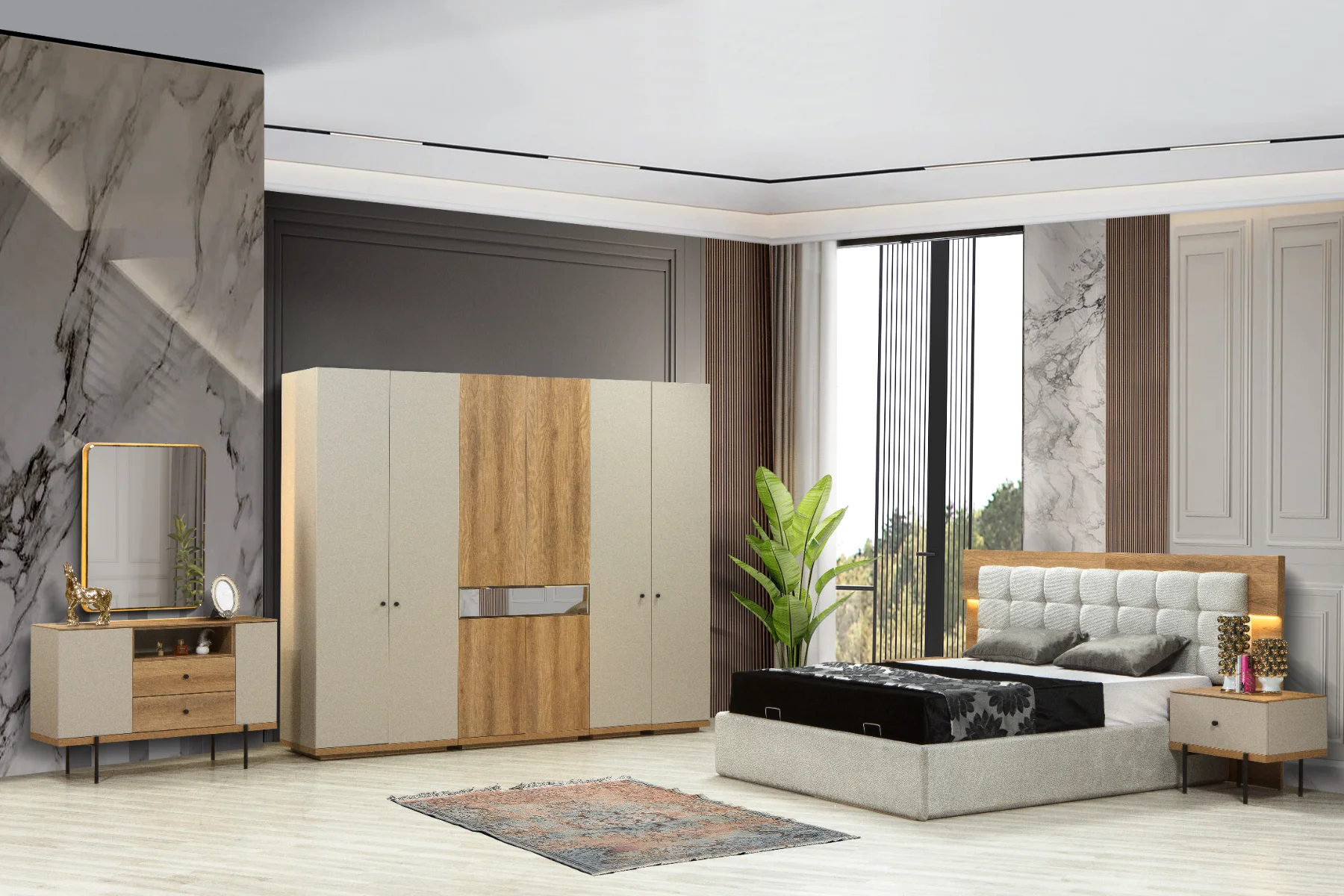 Belen Yatak Odası 6 Kapaklı