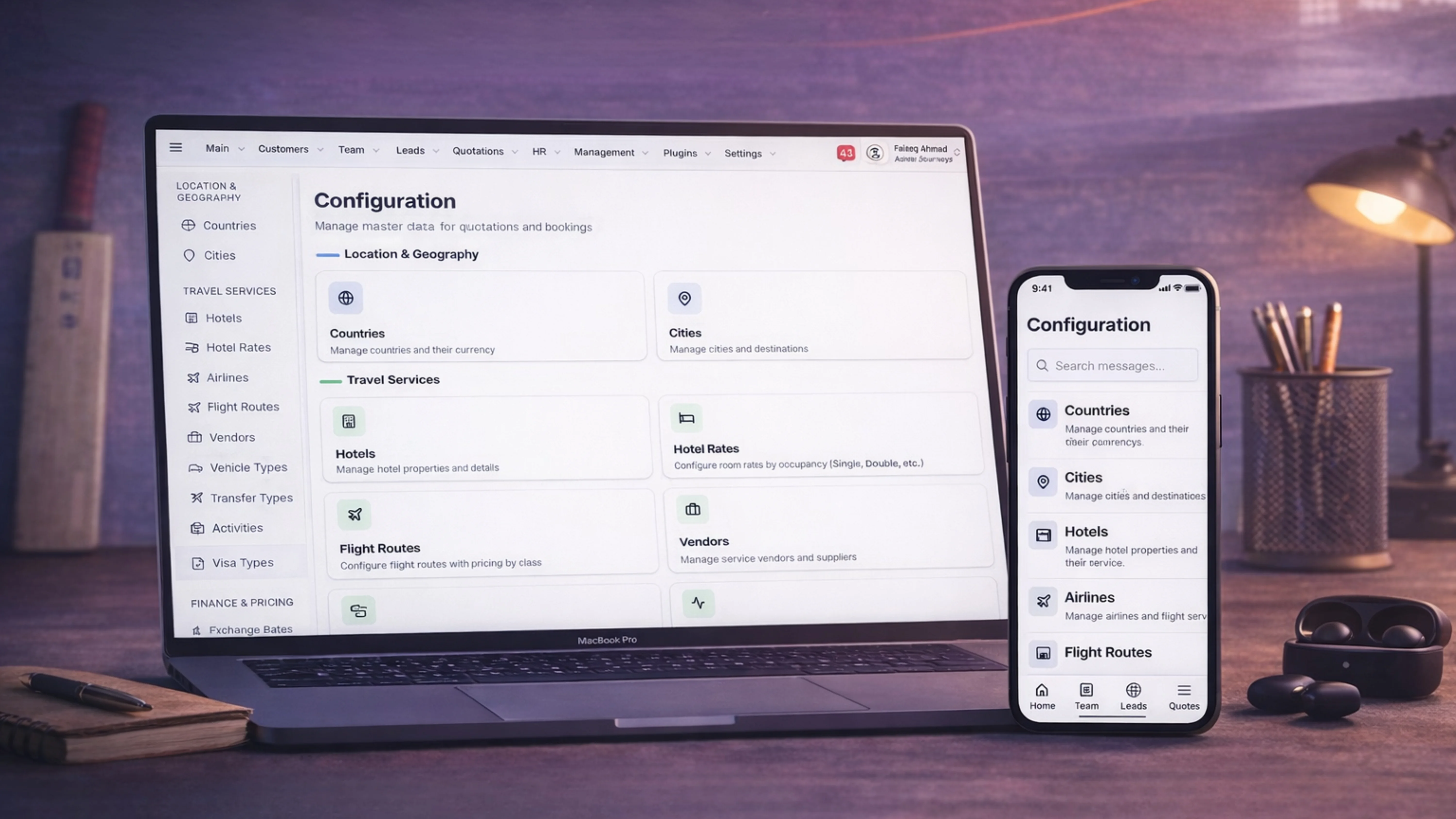 Travel Quotation Builder: Automated Costing Platform for Travel Agencies — preview