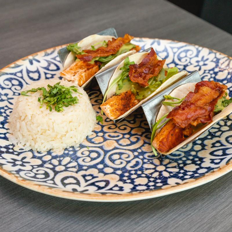 SALMON TACOS