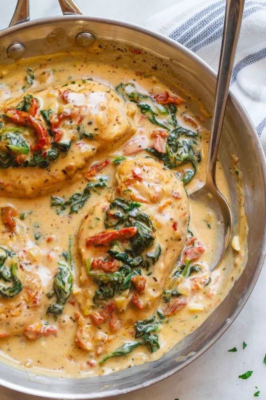 CHICKEN & SPINACH