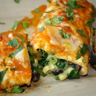 SPINACH ENCHILADAS