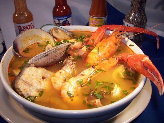 SOPA DE MARISCOS