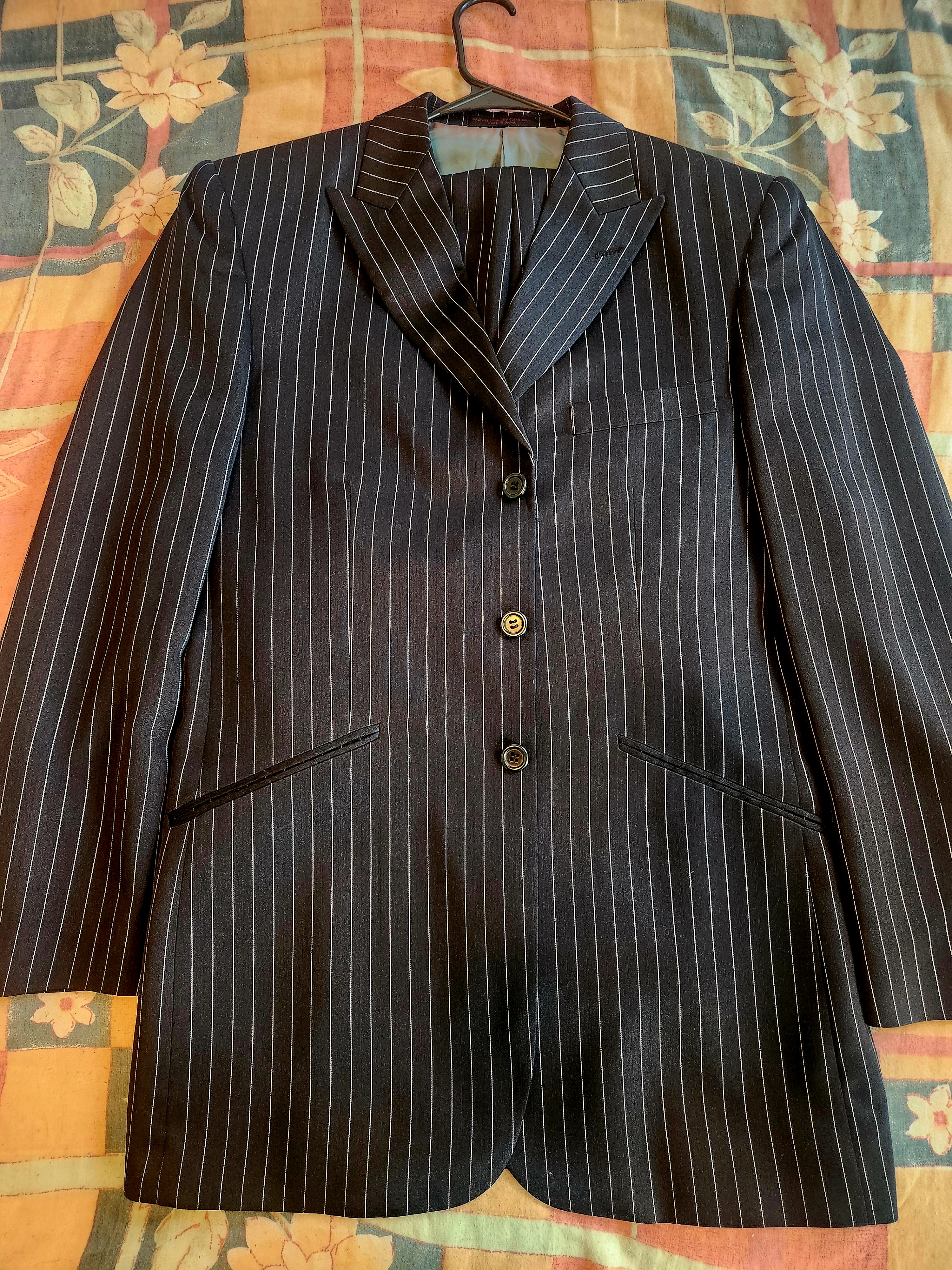Free Black Suit with White Stripes (32R) – Pick Up Today