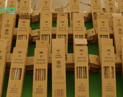 Dandora landfill inspired idea to produce pencils from paper
