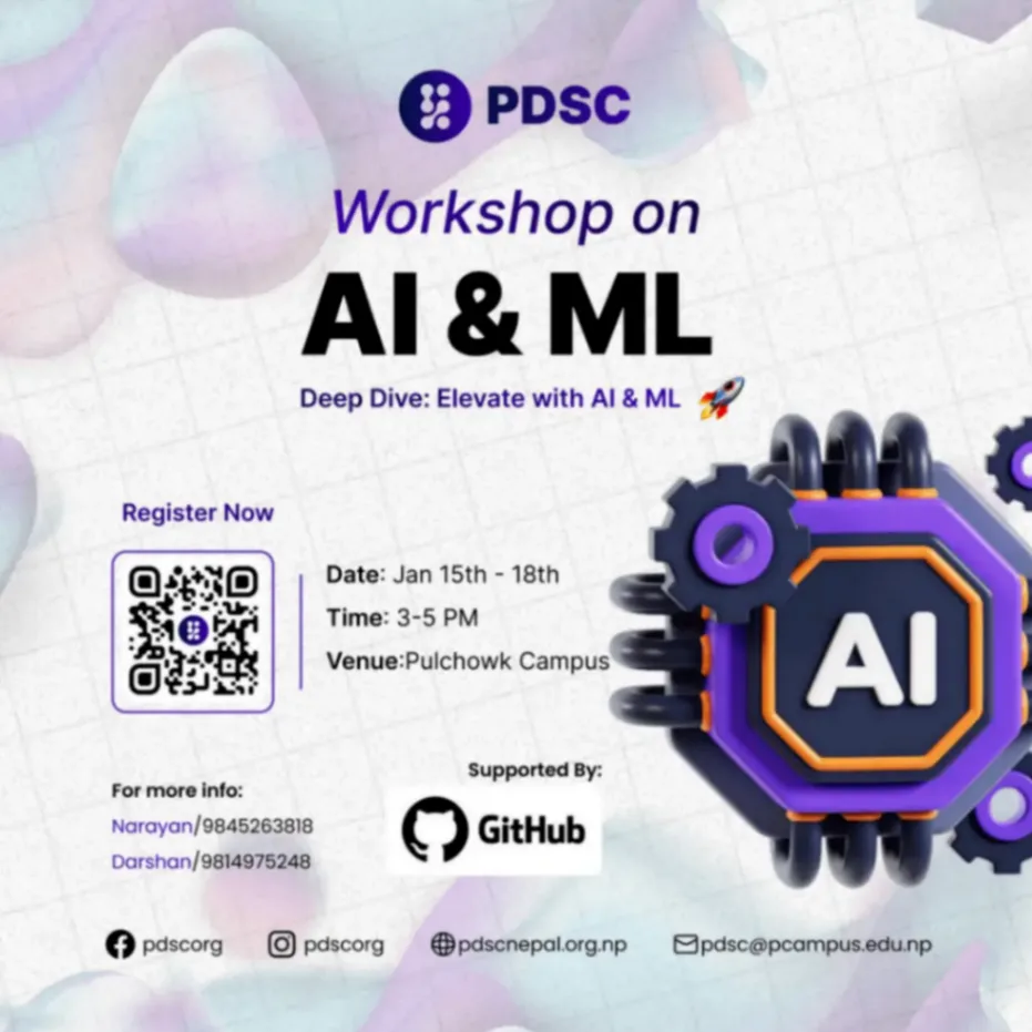 Workshop on AI & ML