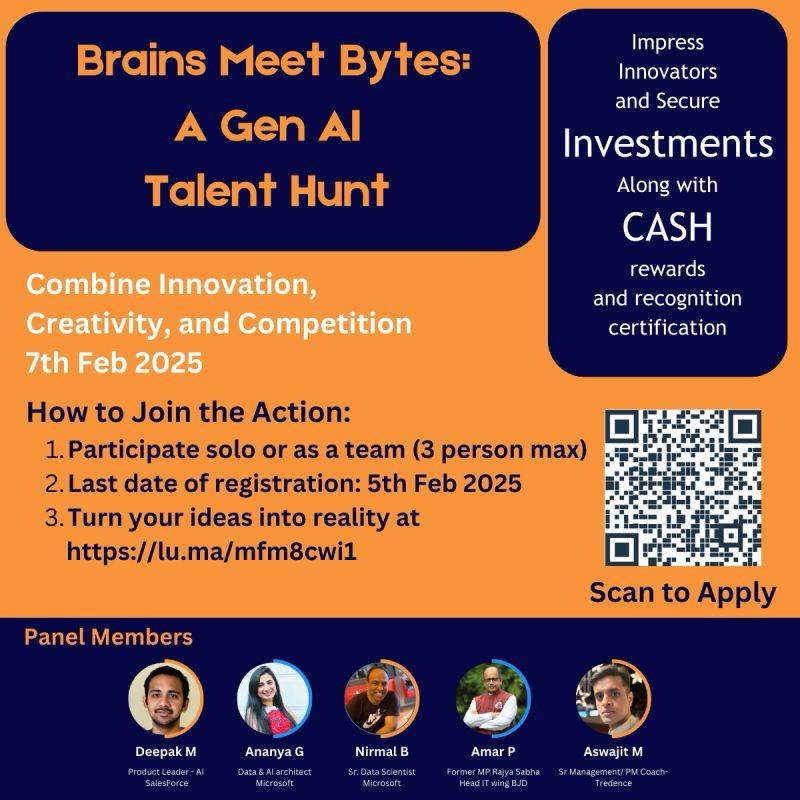 Brain Meet Bytes: A Gen AI Talent Hunt