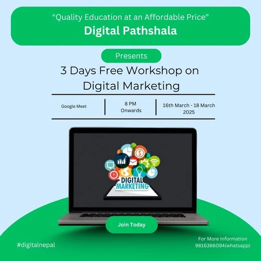 3 Days Digital Marketing Workshop