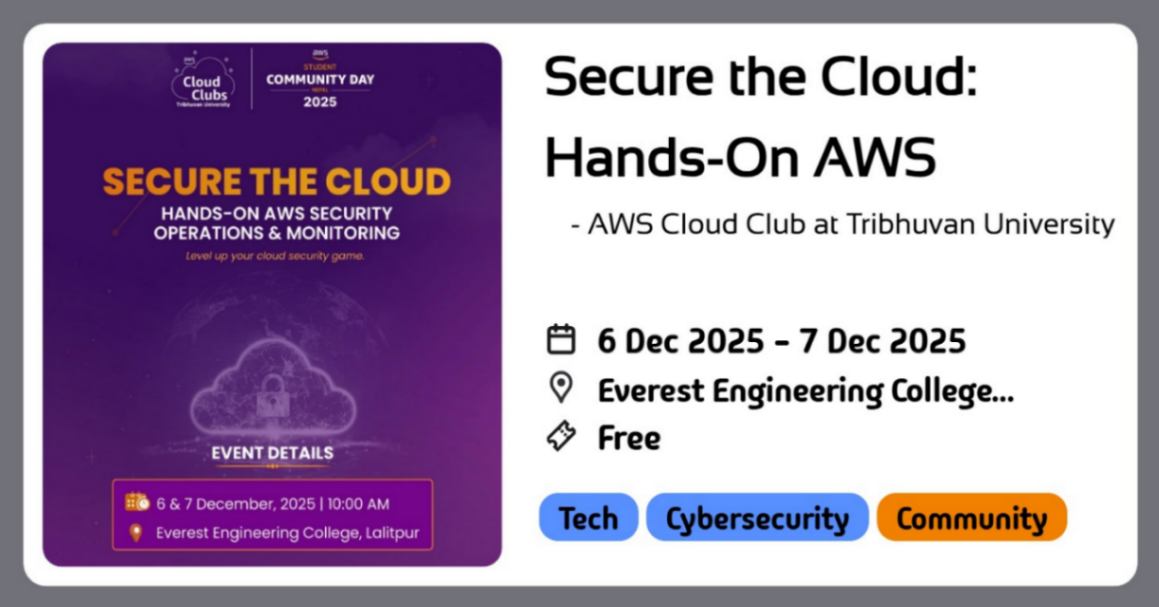 Secure the Cloud: Hands-On AWS Security Operations and Monitoring