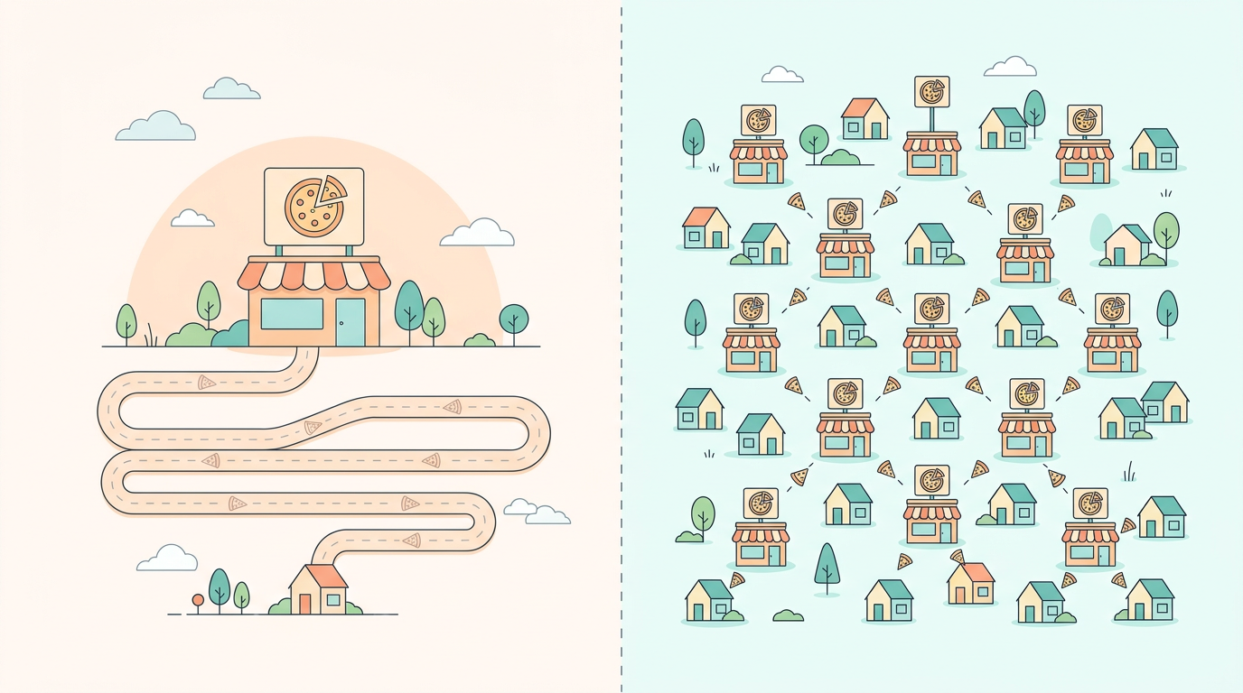 Cloud vs Edge — the pizza delivery analogy