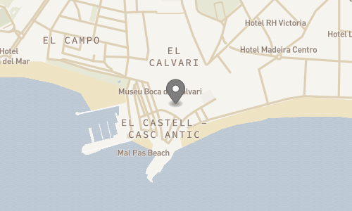 Lokation for Hotel Alameda