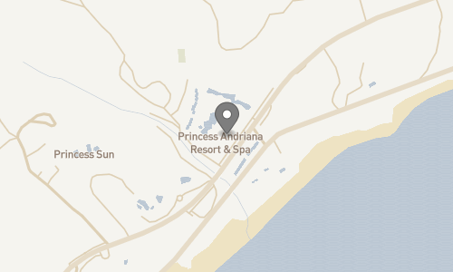 Lokation for Princess Andriana Resort & Spa