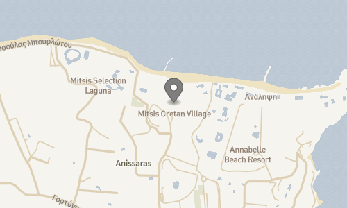 Lokation for Mitsis Cretan Village Beach