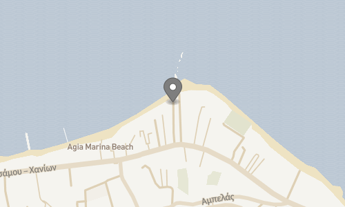 Lokation for Elia Agia Marina Hotel 