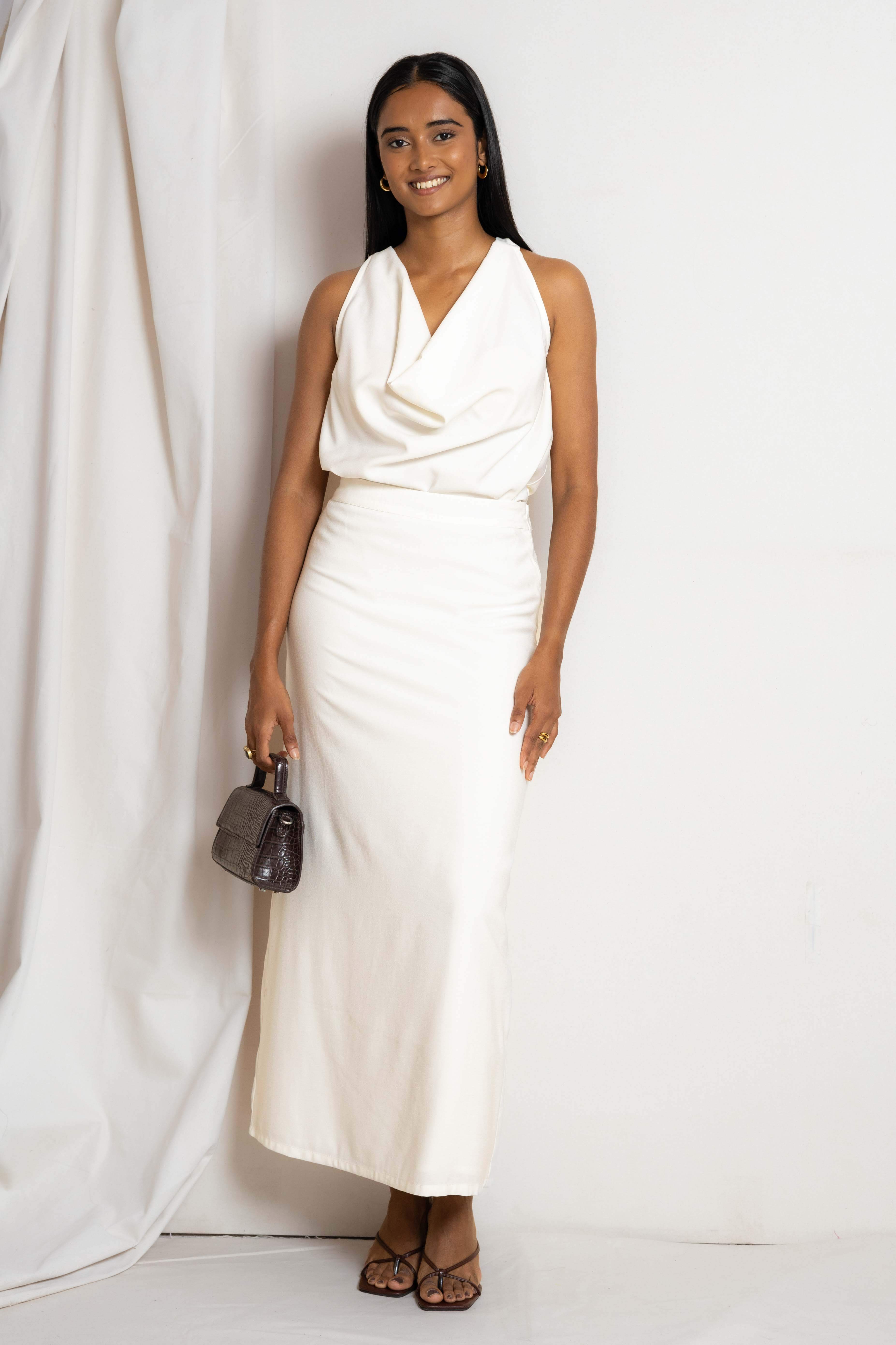 EMMA SKIRT IVORY T