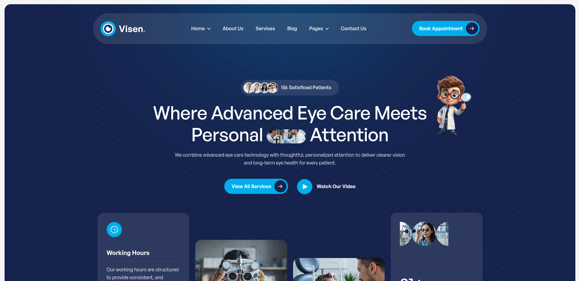 Visen Corporate Website project screenshot 2