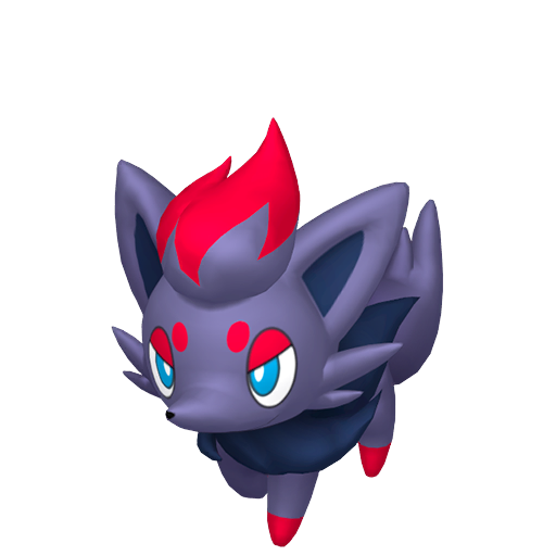 Zorua - Dark type Pokemon from Pokemon X and Y with stats, moves, and evolution data