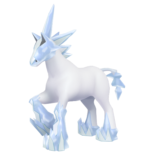 Glastrier - Ice type Pokemon from Pokemon Sword and Shield with stats, moves, and evolution data