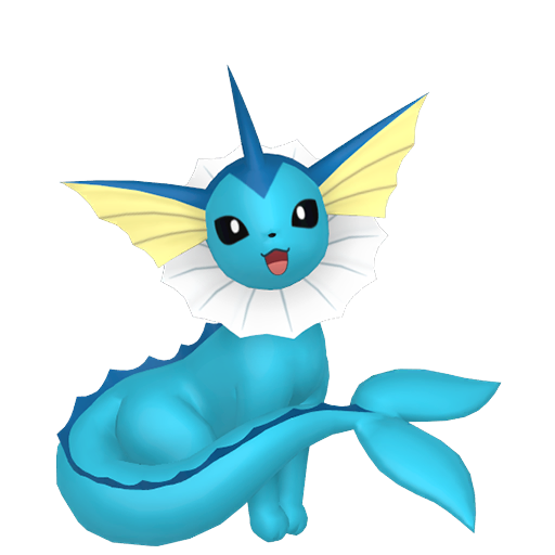 Vaporeon - Water type Pokemon from Pokemon FireRed and LeafGreen with stats, moves, and evolution data