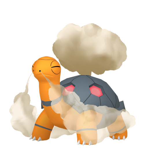 Torkoal - Fire type Pokemon from Pokemon Sword and Shield with stats, moves, and evolution data