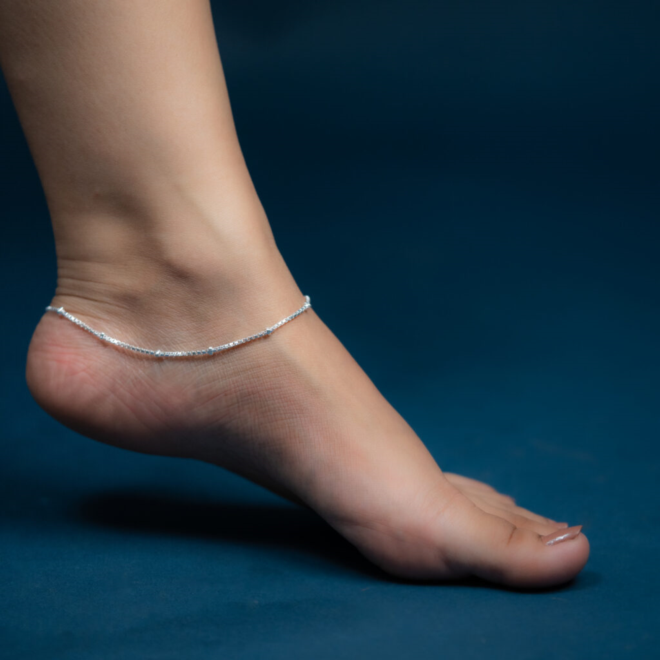 Silver Anklets for Women: Graceful Redefined with Sterling Silver Anklets