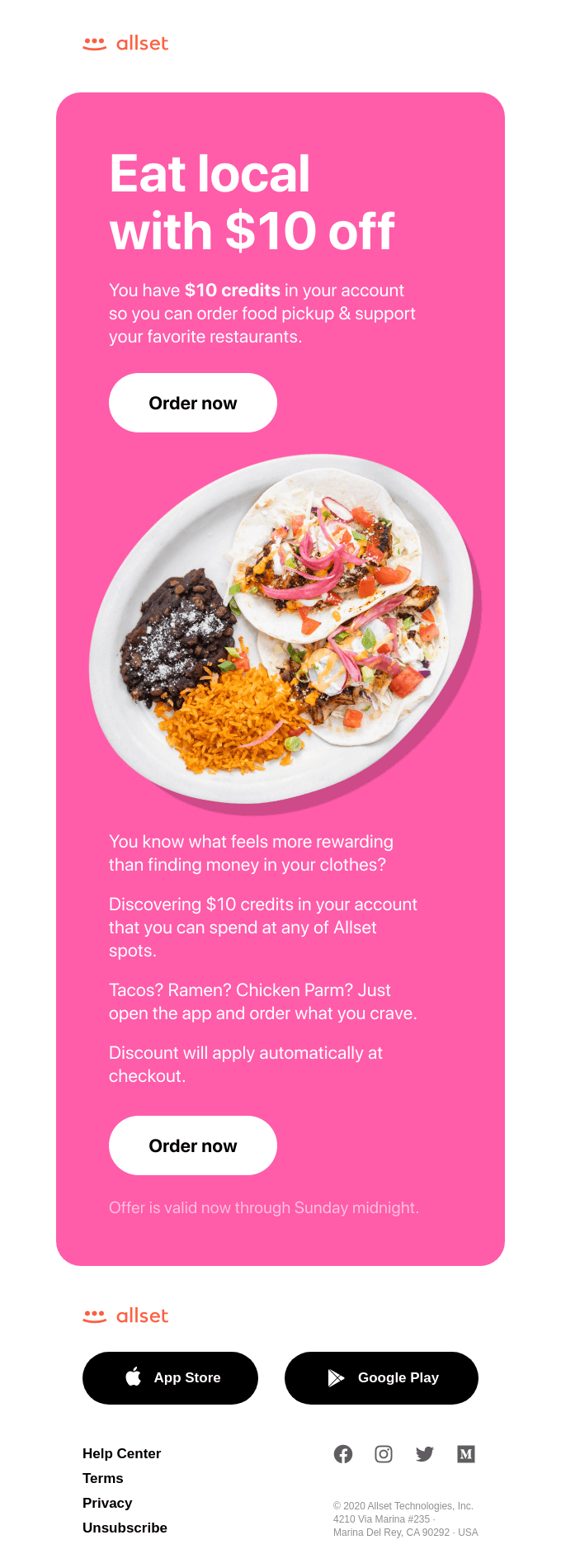 You Have 10 Off At Allset Restaurants