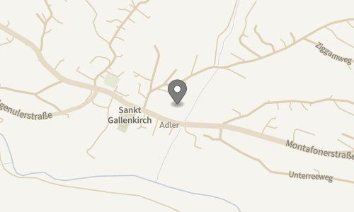 Lokation for Hotel Gasthof Adler