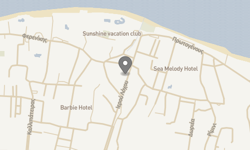 Lokation for Heleni Beach Hotel