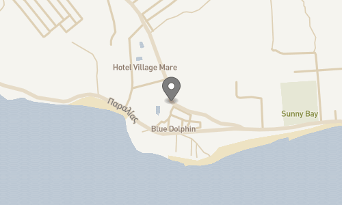 Lokation for Hotel Blue Dolphin