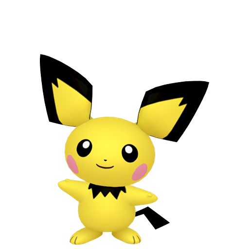 Pichu - Electric type Pokemon from Pokemon Platinum with stats, moves, and evolution data