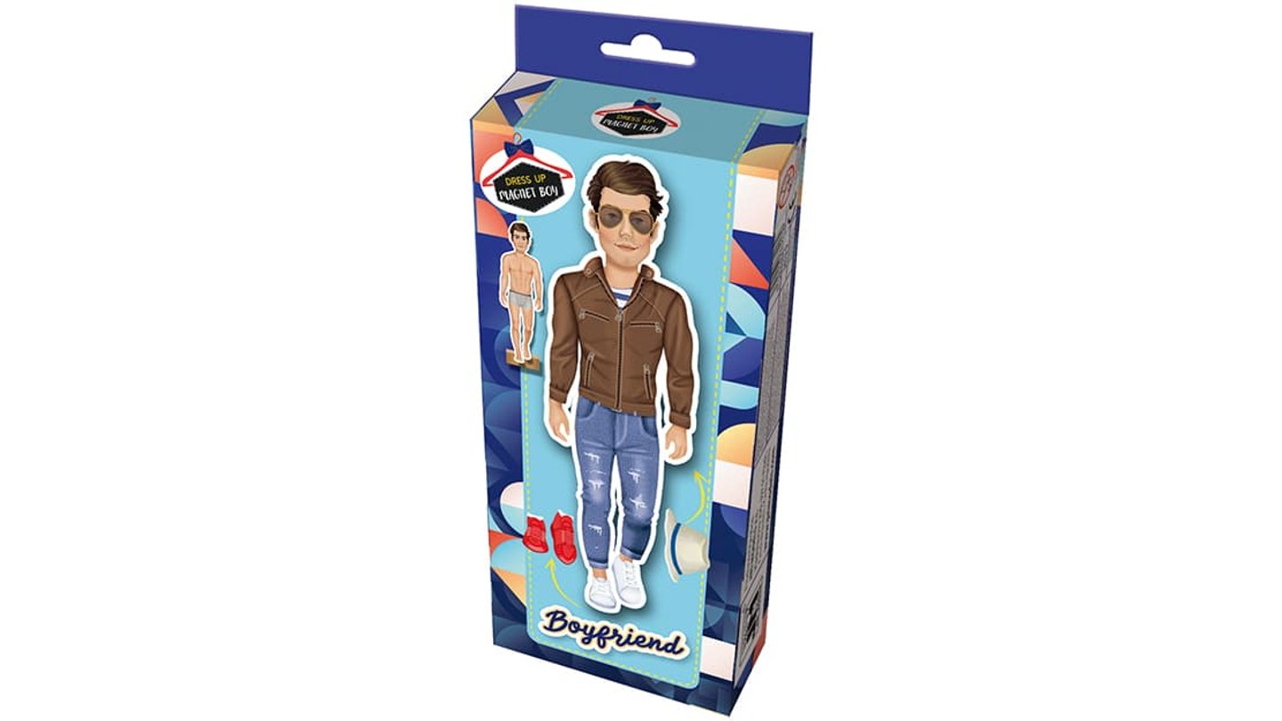 Magnetické oblékání - kluk