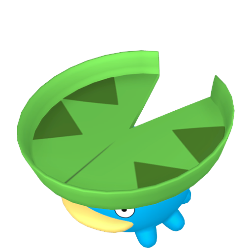Lotad - Water/Grass type Pokemon from Pokemon Sword and Shield with stats, moves, and evolution data