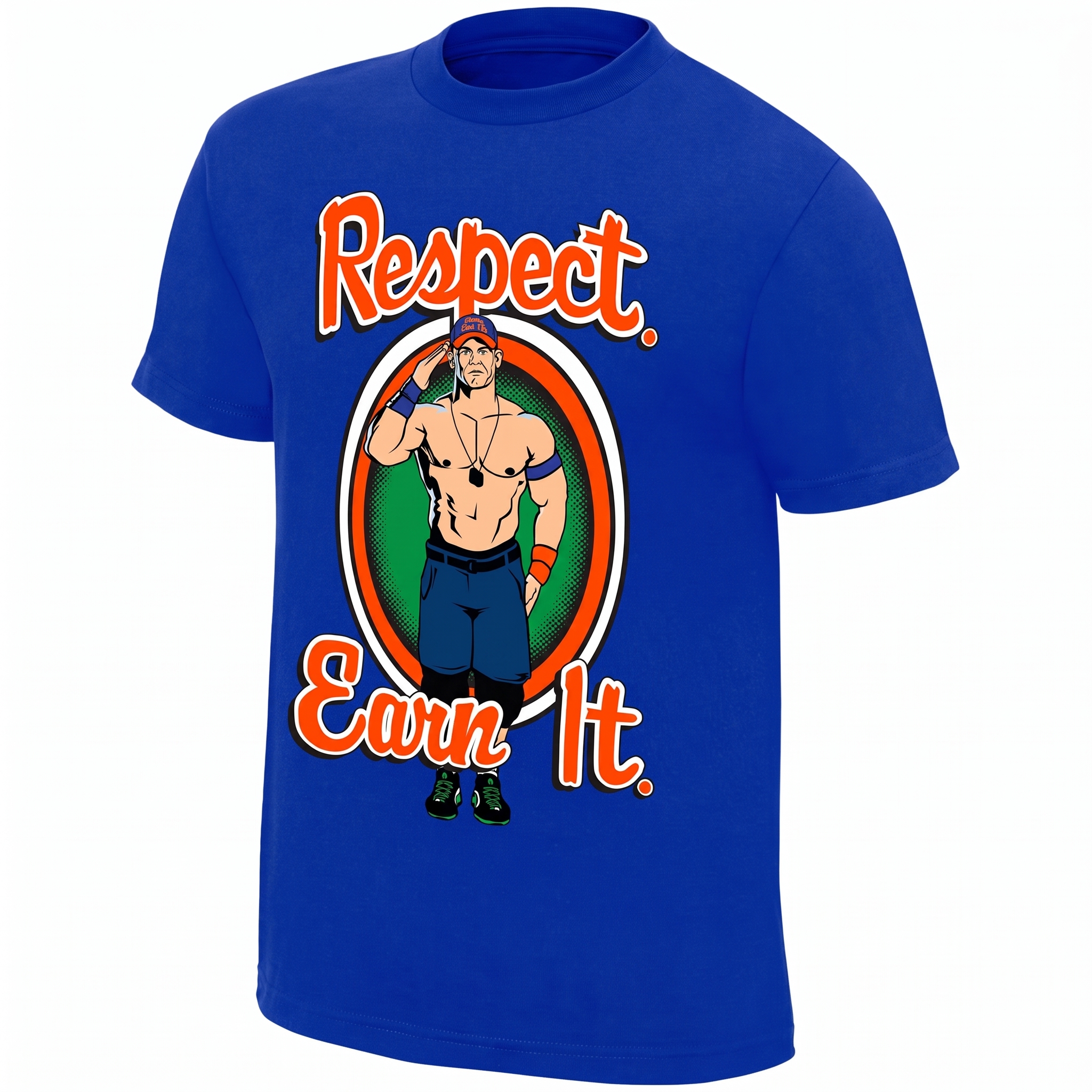John Cena Respect Blue Tee image