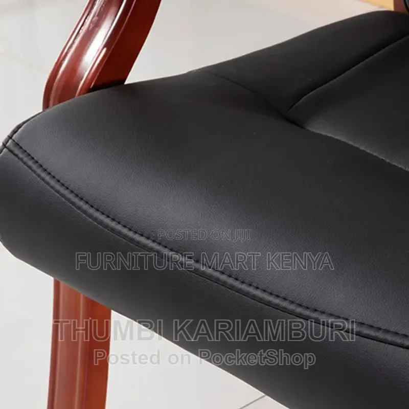 Office Chair : Modern Brown Leather Executive Chair 5