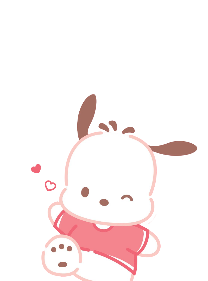 Pochacco for e-reader e-reader wallpaper or screensaver featuring sanrio and pochacco and more