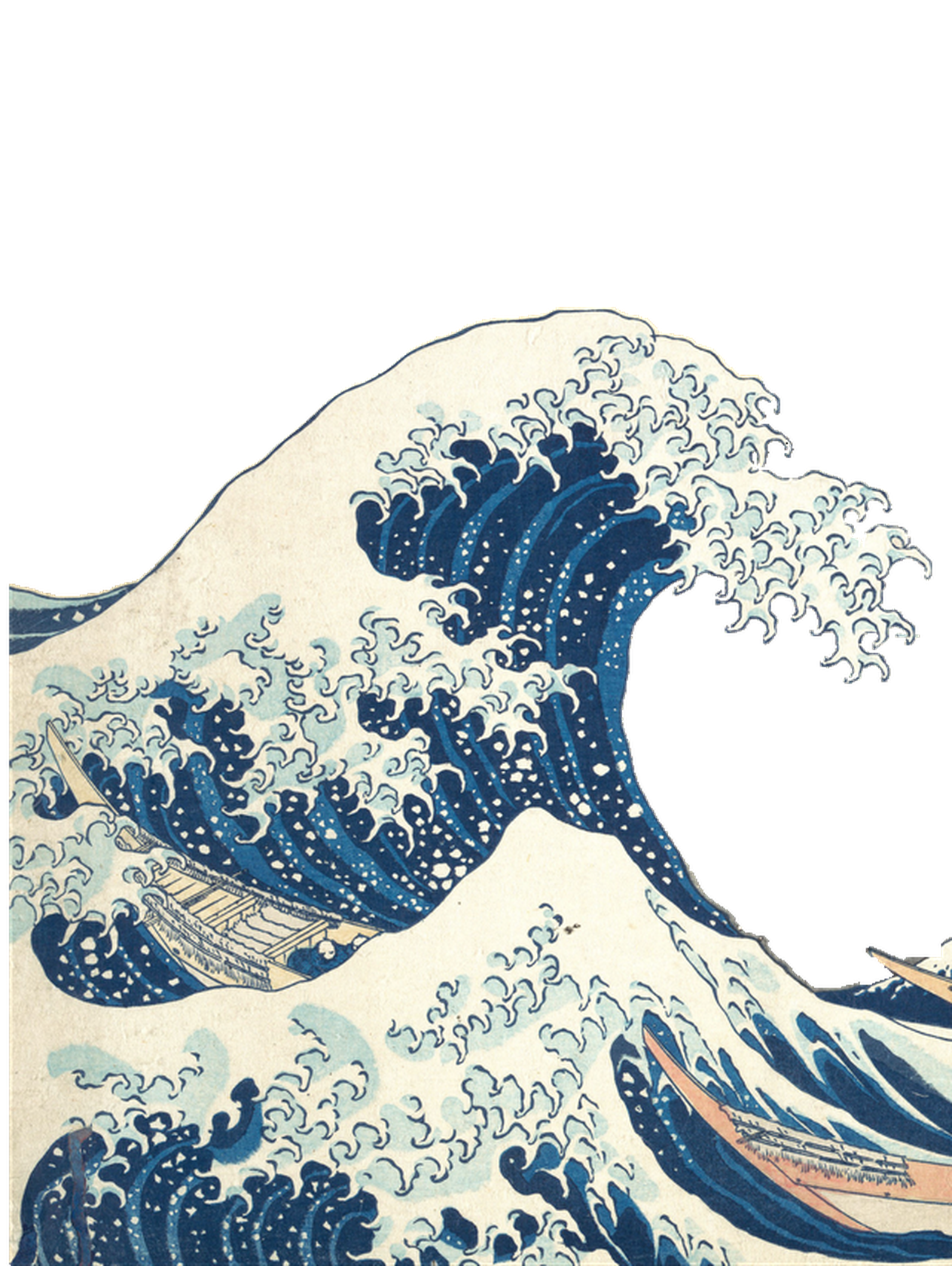 The Great Wave off Kanagawa for Kobo Libra e-reader wallpaper or screensaver featuring japan and kanagawa and more