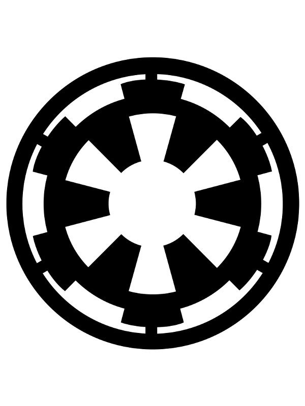 Imperial Cog Logo for Other e-reader wallpaper or screensaver featuring star-wars and imperial and more