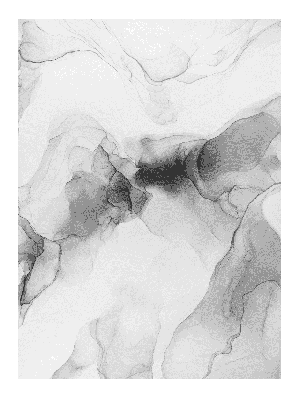 Abstract ink wash in black and white for Other e-reader wallpaper or screensaver featuring abstract and ink wash and more