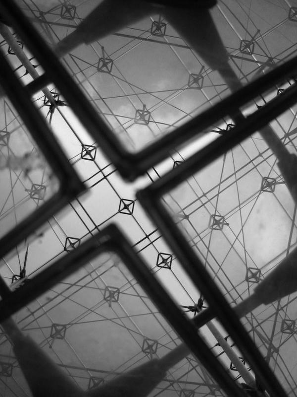 Abstract glass ceiling with geometric patterns for Other e-reader wallpaper or screensaver featuring abstract and geometric and more