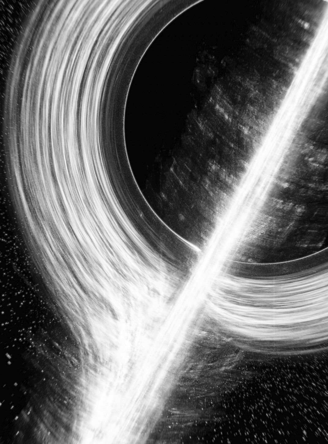 Black Hole for Kindle Paperwhite e-reader wallpaper or screensaver featuring black hole and interstellar and more