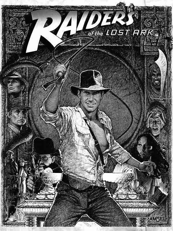 Raiders of the Lost Ark Movie Poster for Other e-reader wallpaper or screensaver featuring movie and poster and more