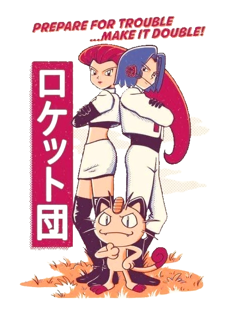 Uh Oh! Here comes trouble. . . Blasting off again. for Kobo Libra e-reader wallpaper or screensaver featuring color and anime and more