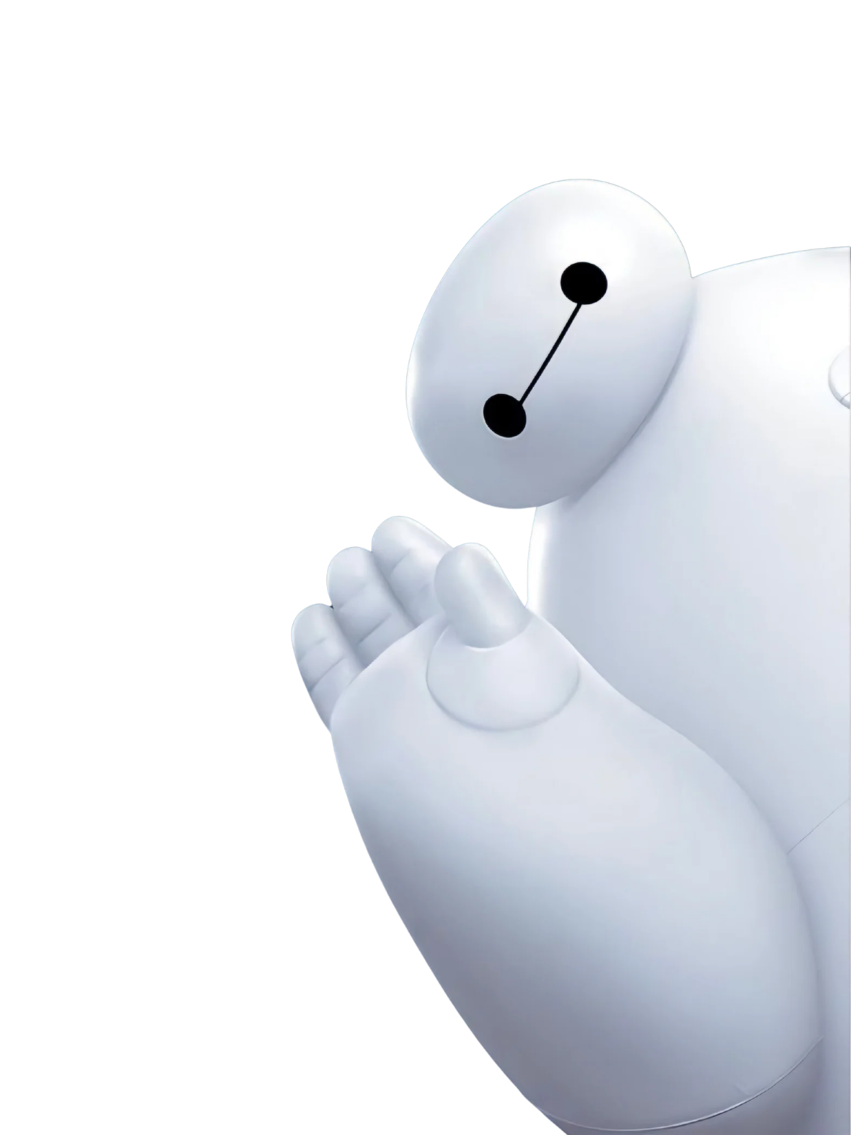 Baymax for Kindle Paperwhite e-reader wallpaper or screensaver featuring cartoon