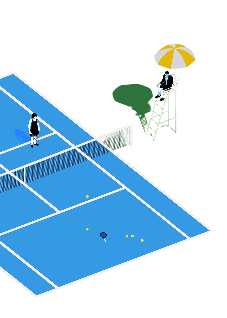 Tennis Court for Kobo Libra e-reader wallpaper or screensaver featuring tennis and sport and more