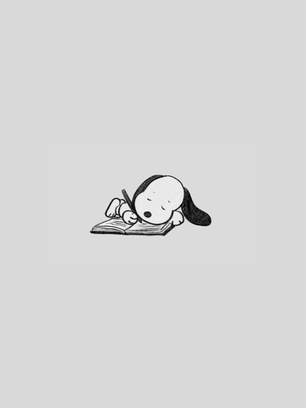 Snoopy sleeping on an open book for Other e-reader wallpaper or screensaver featuring snoopy and sleeping and more