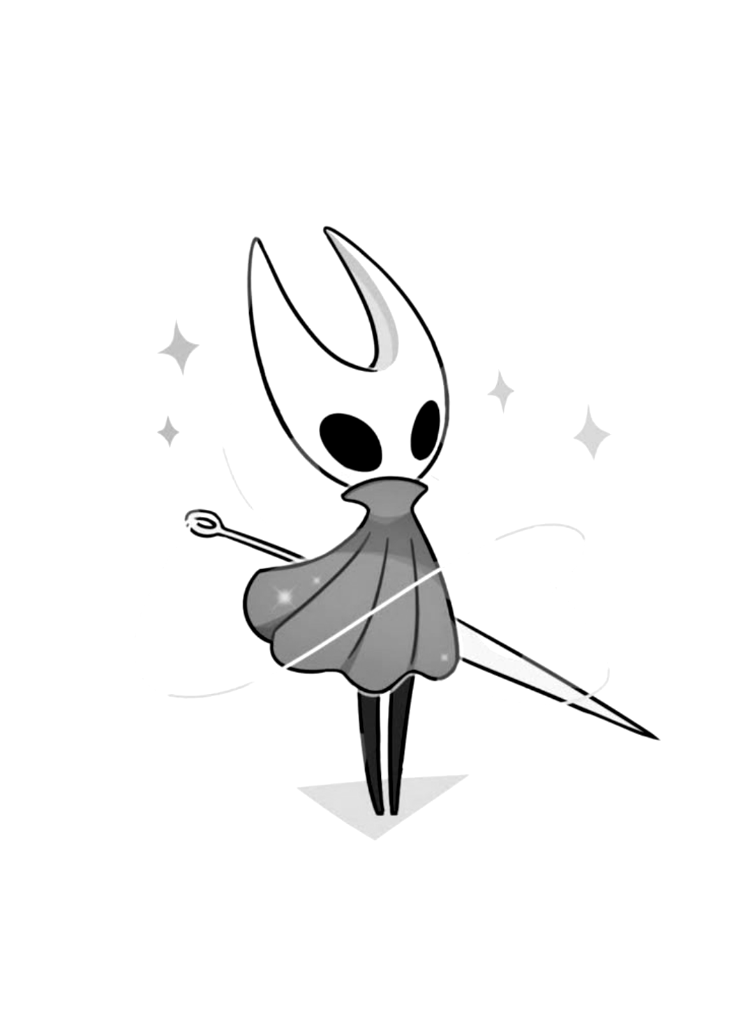 Hollow Knight Hornet with Needle for Other e-reader wallpaper or screensaver featuring hollow knight and hornet and more