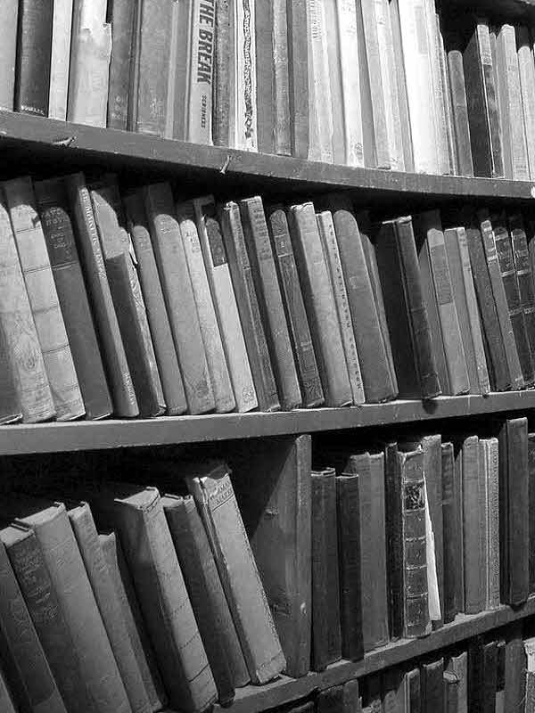 Rows of old books on shelves for Other e-reader wallpaper or screensaver featuring books and library and more