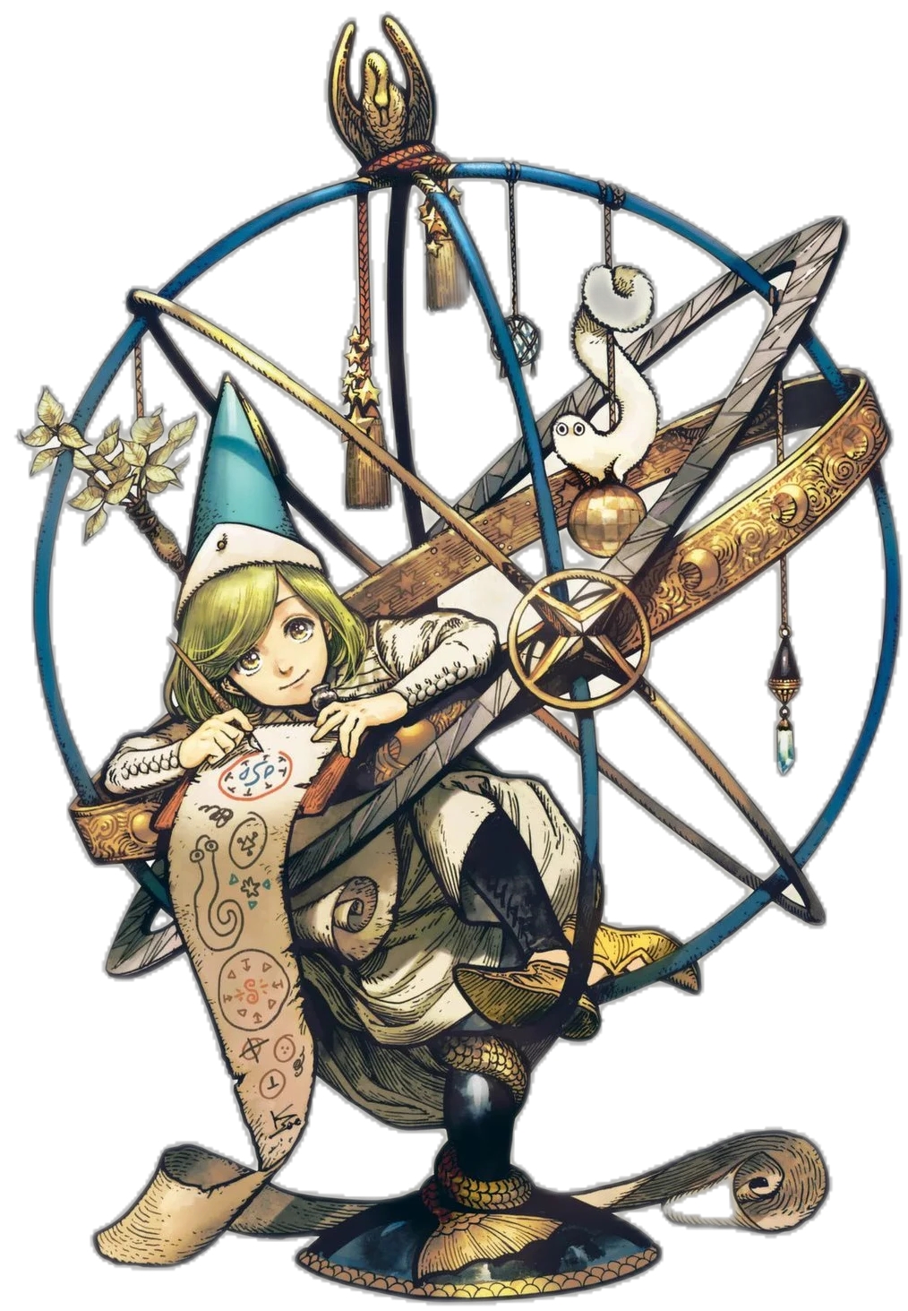 Witch Hat Atelier astro for Other e-reader wallpaper or screensaver featuring witch hat atelier and anime and more